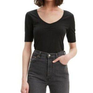 Hooked Up Fitted Short Sleeve Top Women's. Size Small Juniors.  New With Tags.